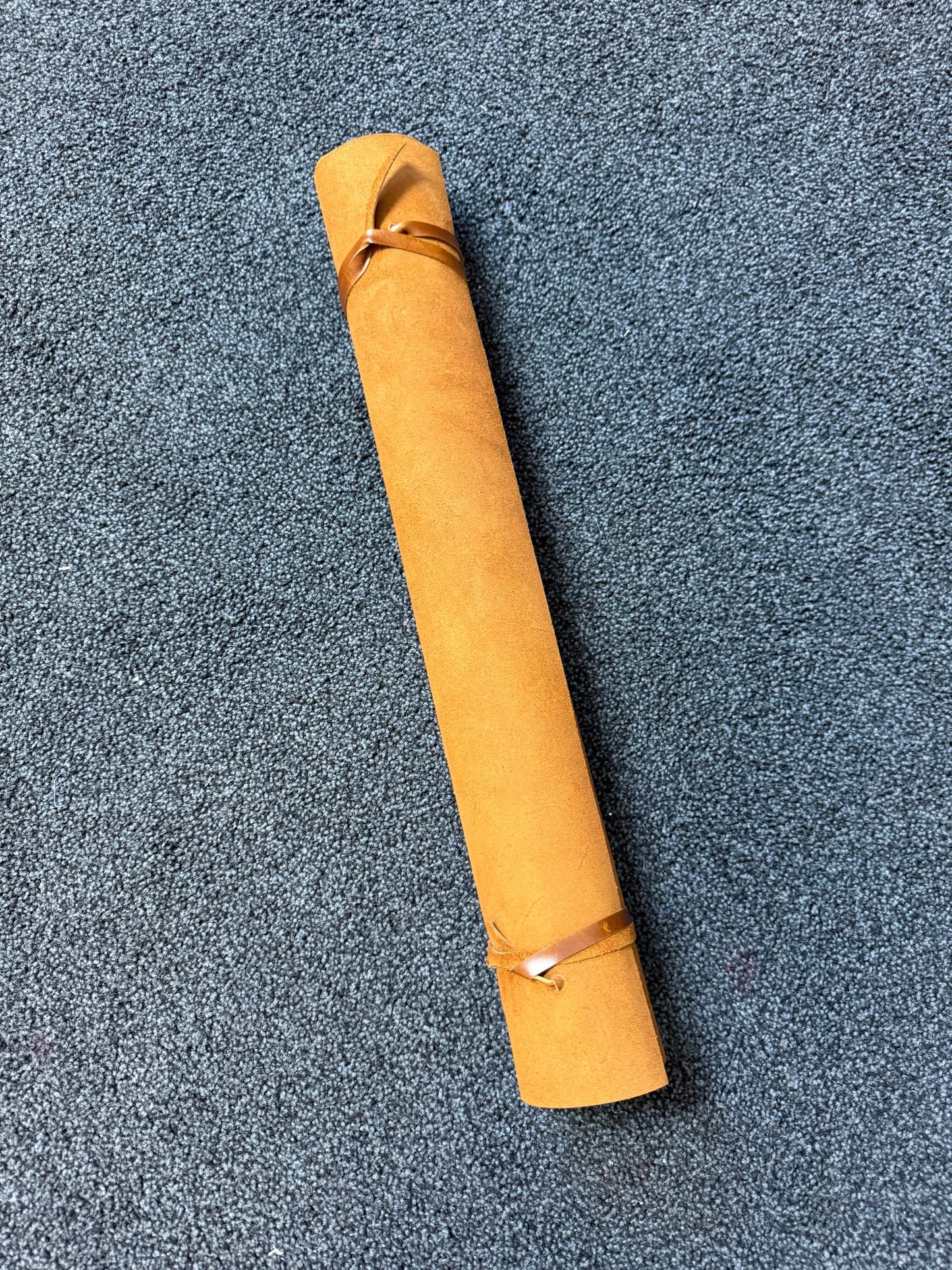 The North Carolina Traverse™ Leather Wrapped Expedition Scroll Map