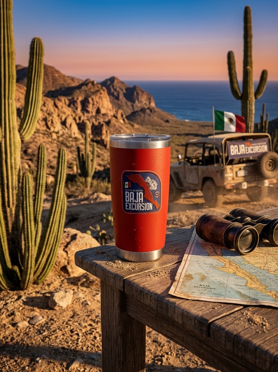 Baja Excursion- 20 oz tumbler - Stainless