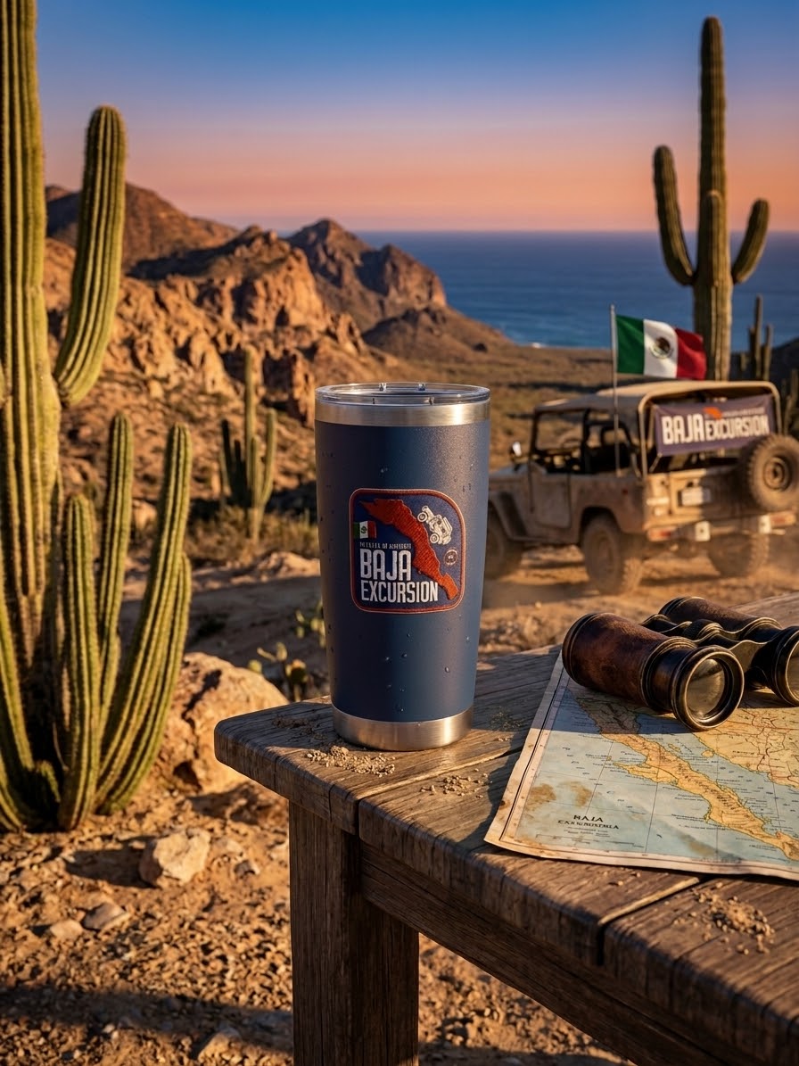 Baja Excursion- 20 oz tumbler - Stainless