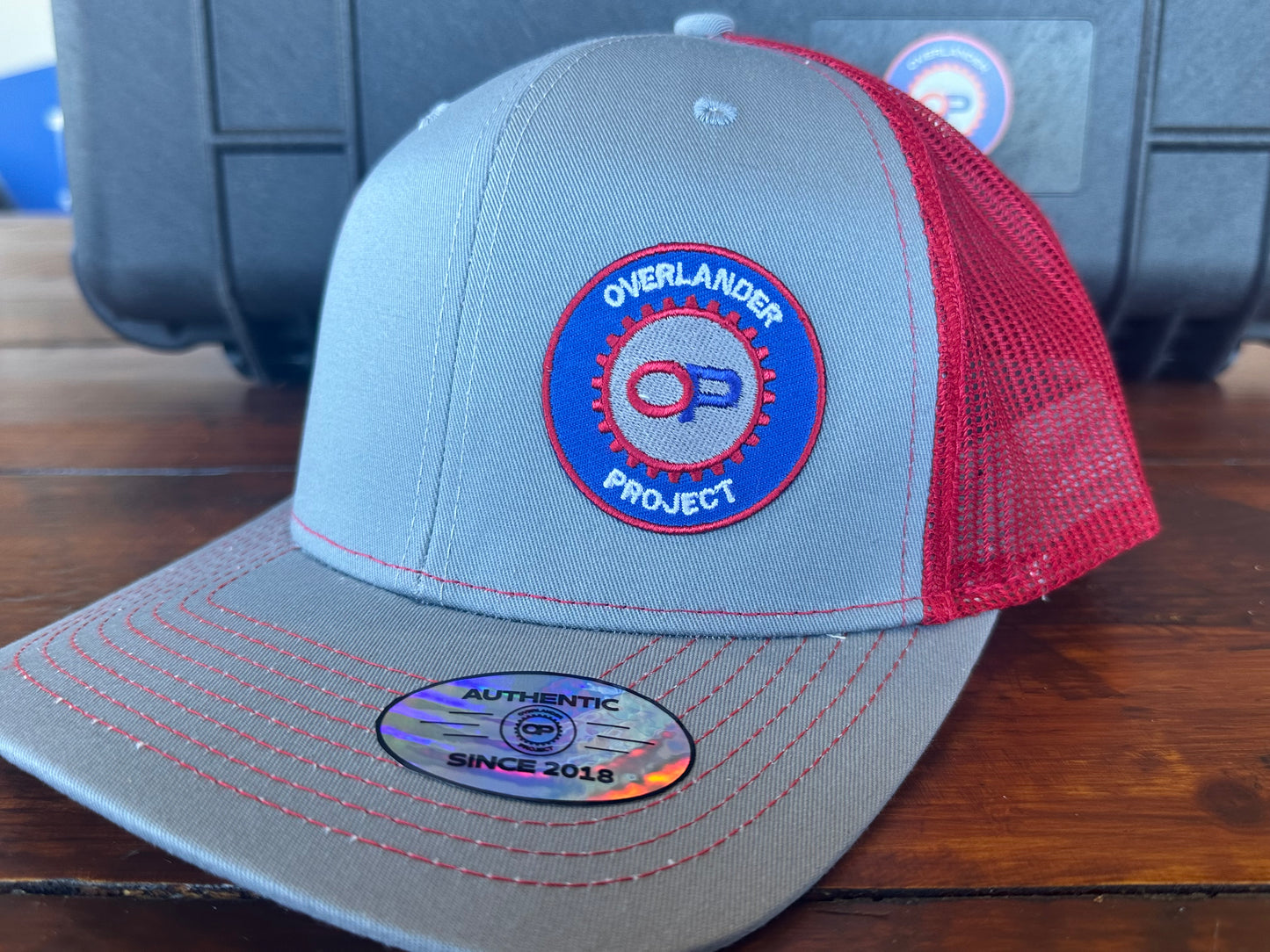 OP Hat - Trucker Style Snap Back - Red or Blue