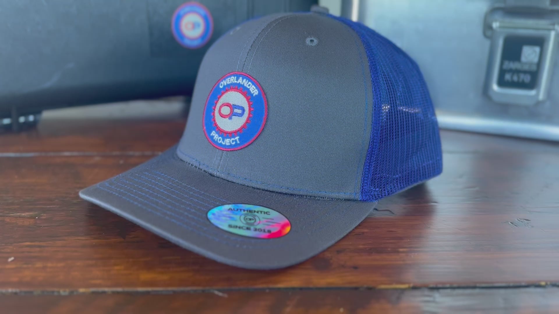 OP Hat - Trucker Style Snap Back - Red or Blue – Overlander Project